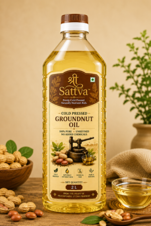 shri sattva cold pressed groundnut oil 2l